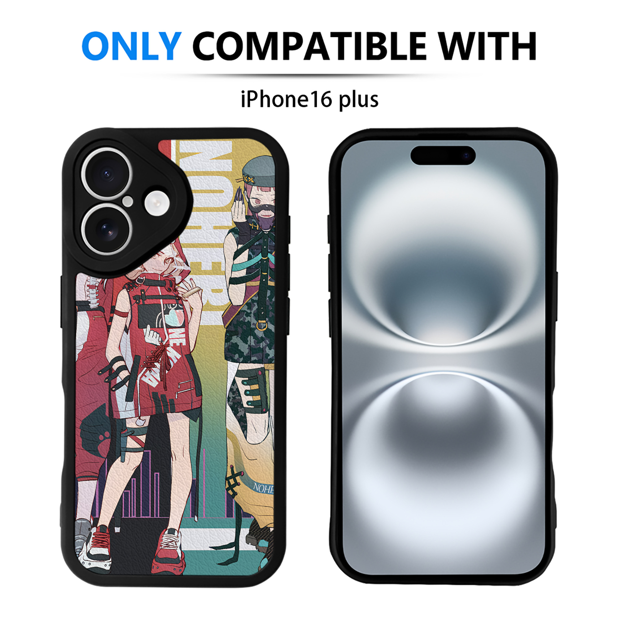 （画像用） ハイキュー!! Haikyu!! 【iPhone 16シリーズ対応】シリコンスマホケース（レザー調） 材質：シリコン